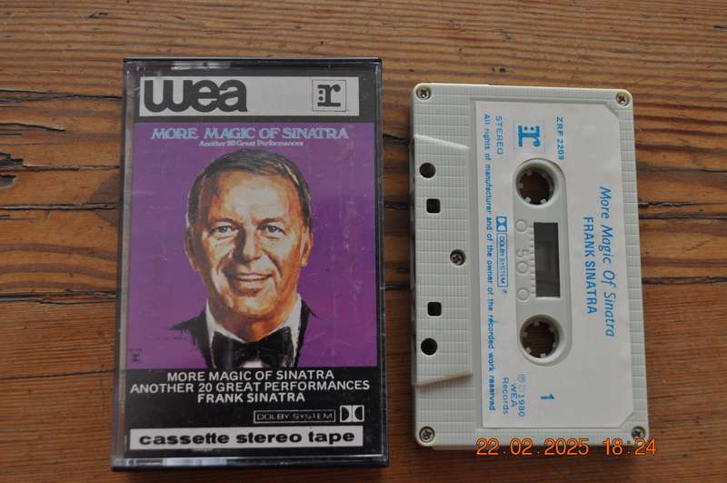 Frank Sinatra - More Magic Of Sinatra : Another 20 Great Performances (Cassette)