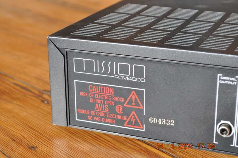 Mission PCM 4000 CD Player