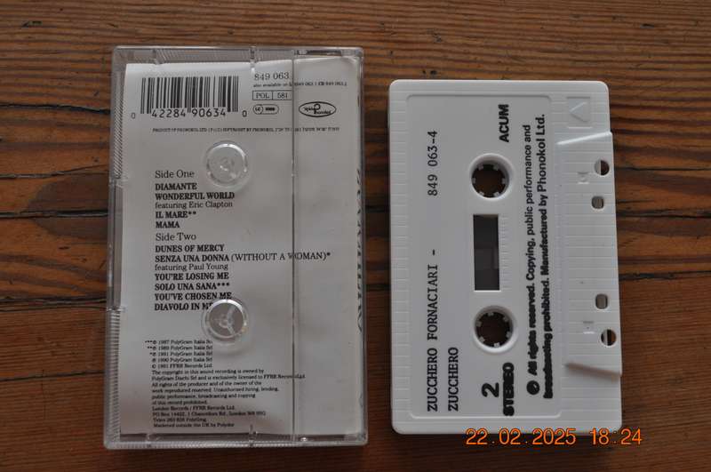 Zucchero - Zucchero (Cassette)