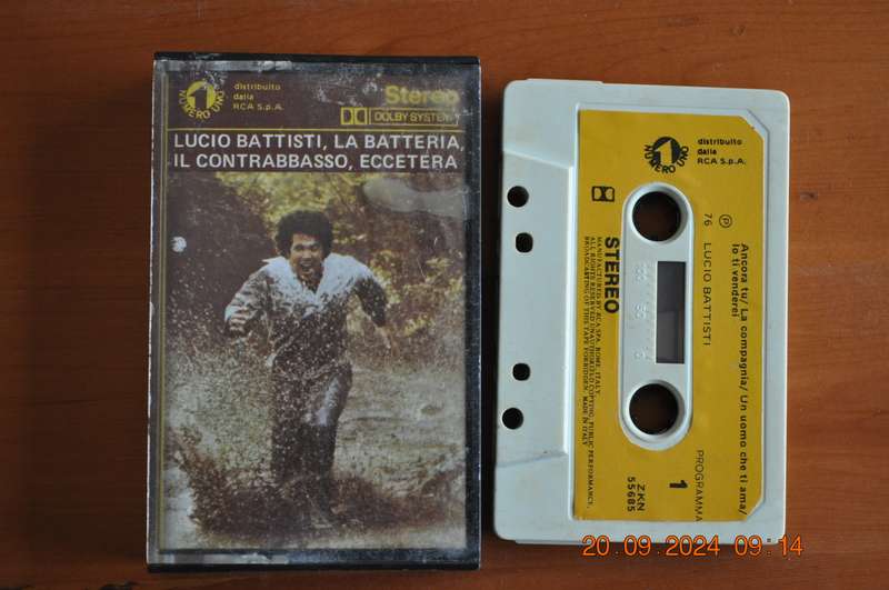 Lucio Battisti, La Batteria, Il Contrabrasso, Eccetera (Cassette)