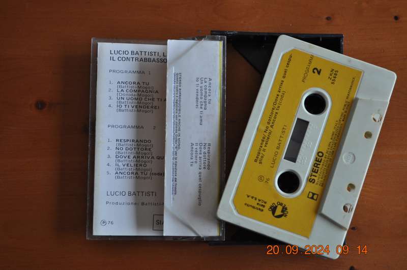 Lucio Battisti, La Batteria, Il Contrabrasso, Eccetera (Cassette)