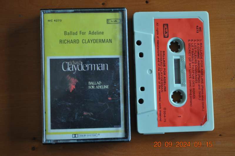 Richard Clayderman - Ballad For Adeline (Cassette)