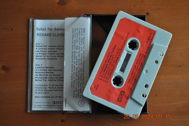 Richard Clayderman - Ballad For Adeline (Cassette)