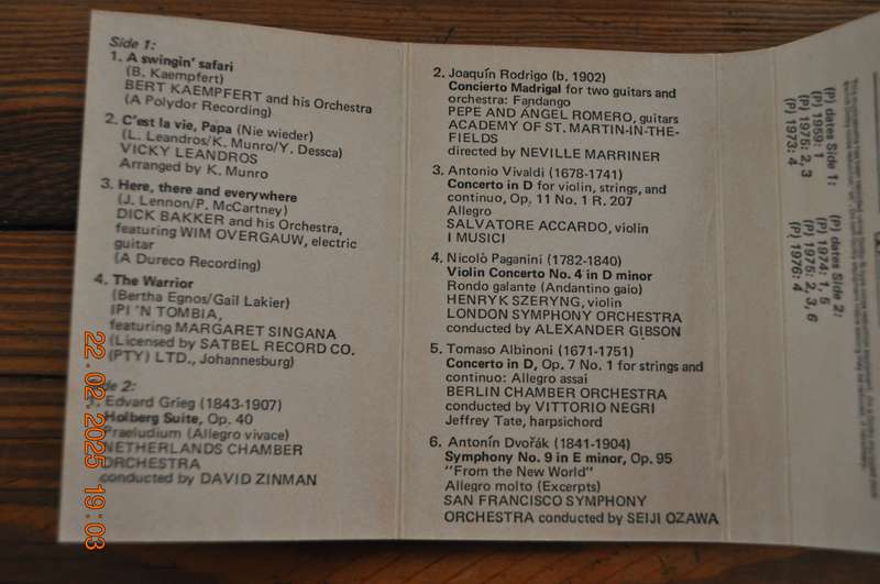 Phillips Demonstration Tape (Cassette)