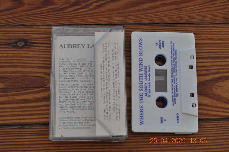 Audrey Landers - Where The South Wind Blows(Cassette)