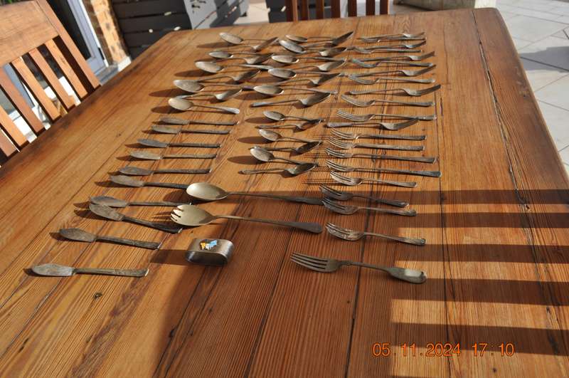 Vintage EPNS Spoons Forks and More (58 items)