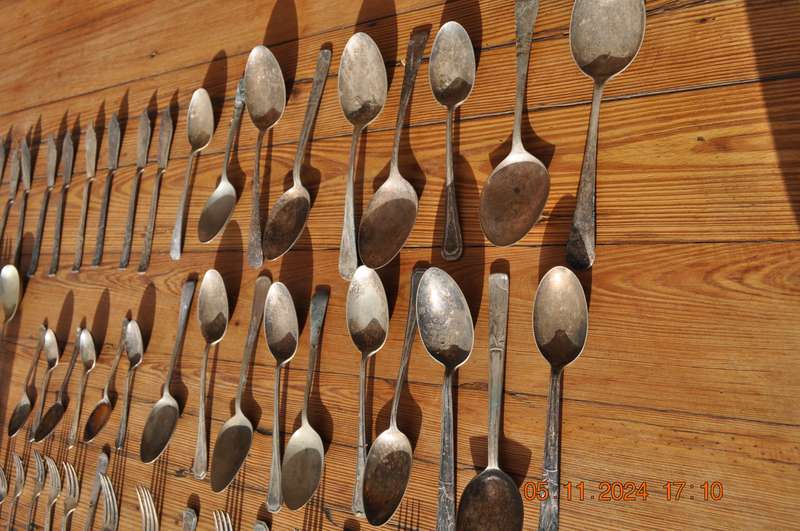 Vintage EPNS Spoons Forks and More (58 items)