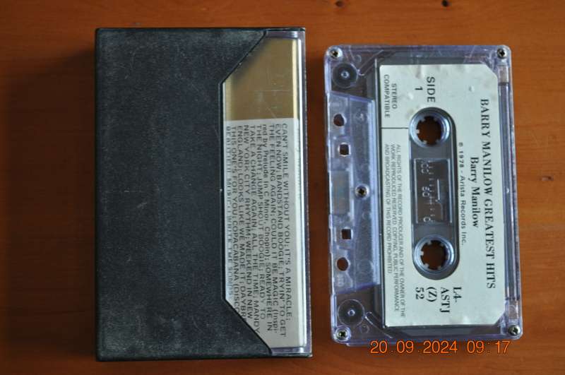 Barry Manilow - Greatest Hits (Cassette)