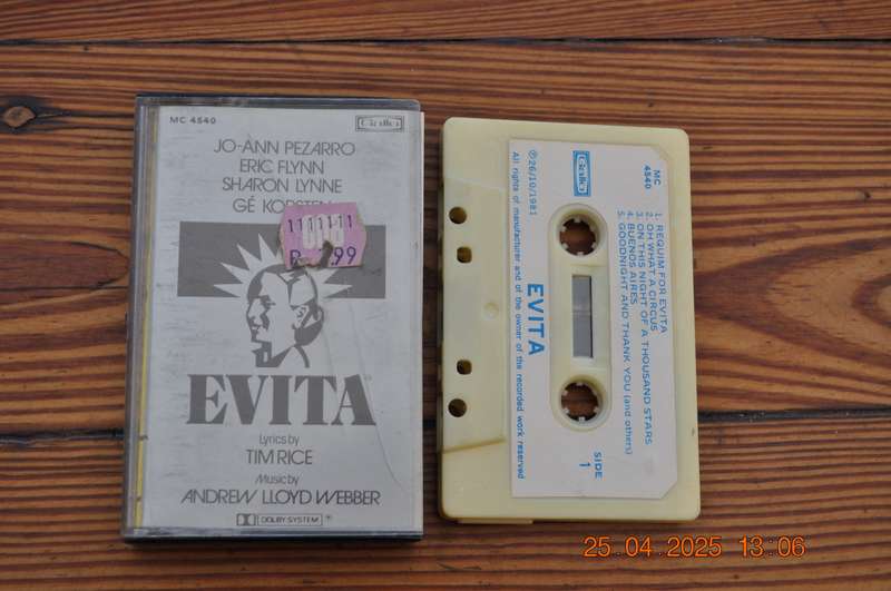 Evita - Soundtrack (Cassettes)