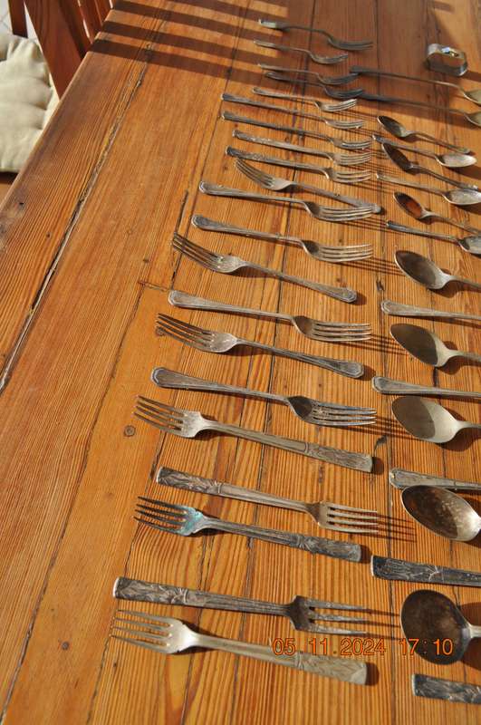 Vintage EPNS Spoons Forks and More (58 items)