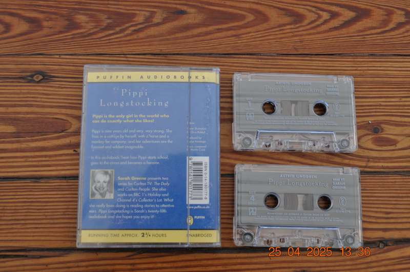 Pippi Longstocking Audio Tapes Cassettes