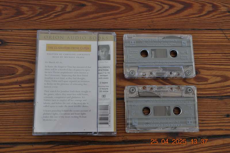 The Gladiators From Capua Audio Tapes Cassettes