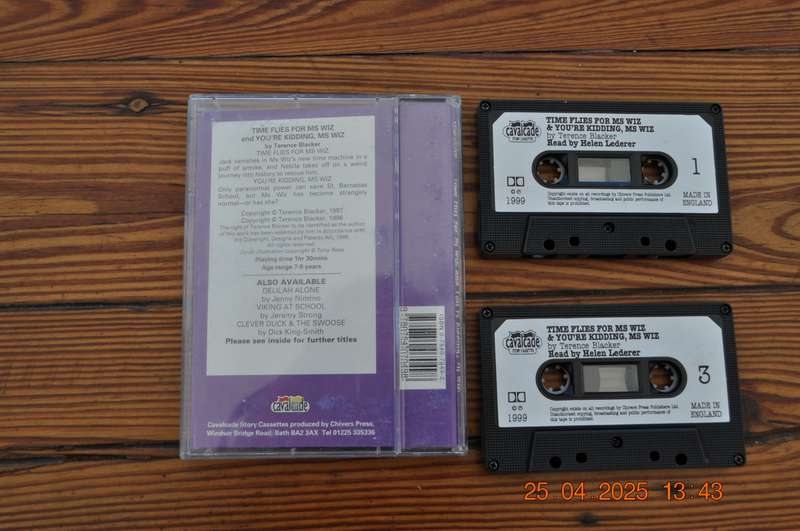 Time Flies For Ms Wiz and Youre Kidding Ms Wiz Audio Tapes Cassettes