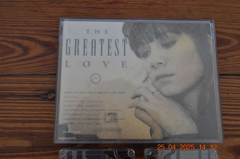 The Greatest Love - Vol IV : Various (Double Cassette)