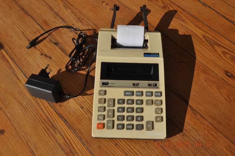 Vintage Casio JR-110 Adding Machine Calculator