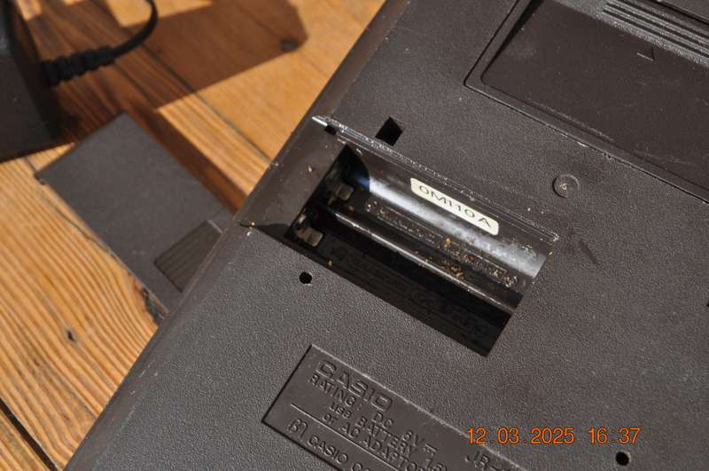 Vintage Casio JR-110 Adding Machine Calculator