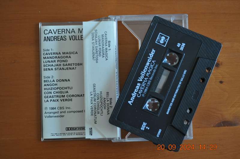 Andreas Vollenweider - Caverna Magica (Cassette)