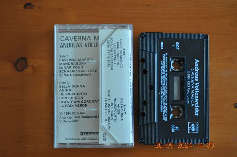 Andreas Vollenweider - Caverna Magica (Cassette)