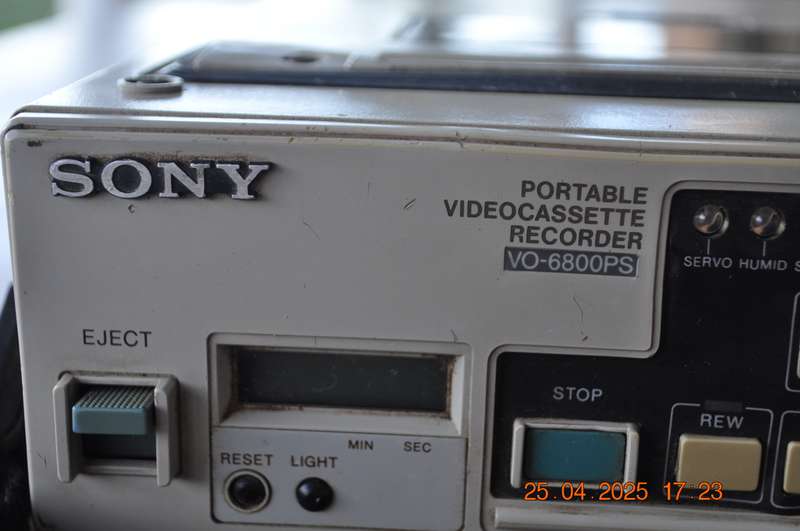Vintage Sony U-Matic Video Cassette Recorder As Is