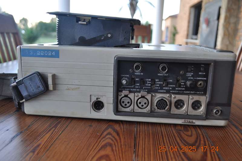 Vintage Sony U-Matic Video Cassette Recorder As Is
