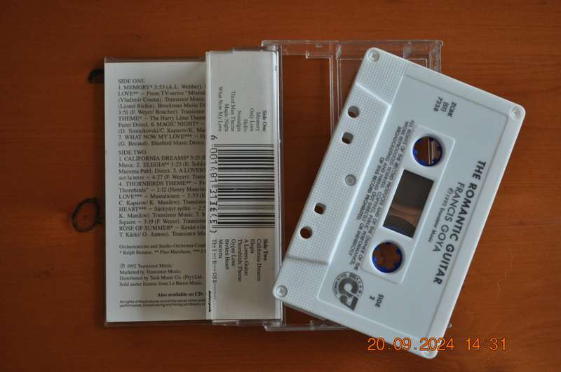 Francis Goya - The Romantic Guitar Of (Cassette)