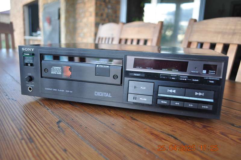 Vintage Rare Sony CDP -101 CD Player For Parts Or Repair