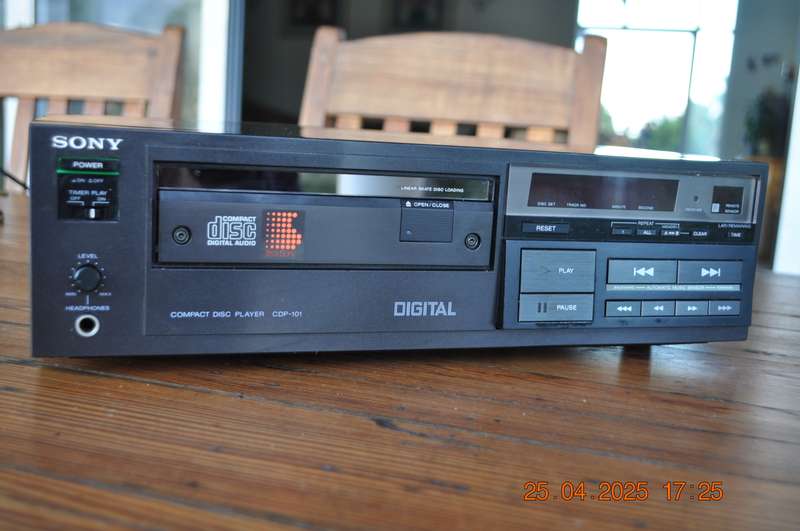 Vintage Rare Sony CDP -101 CD Player For Parts Or Repair
