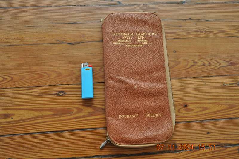 Vintage Leather Document Holder