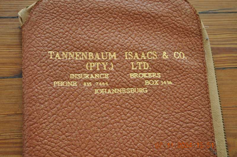 Vintage Leather Document Holder