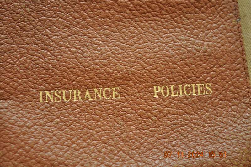 Vintage Leather Document Holder