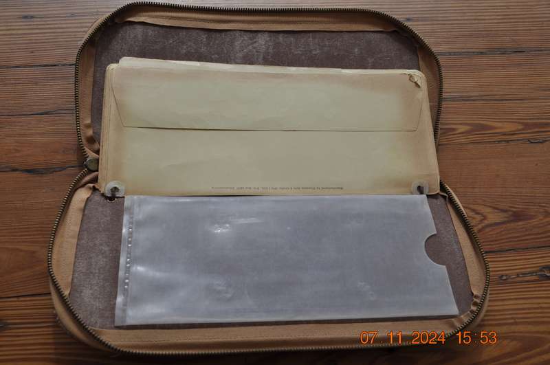 Vintage Leather Document Holder