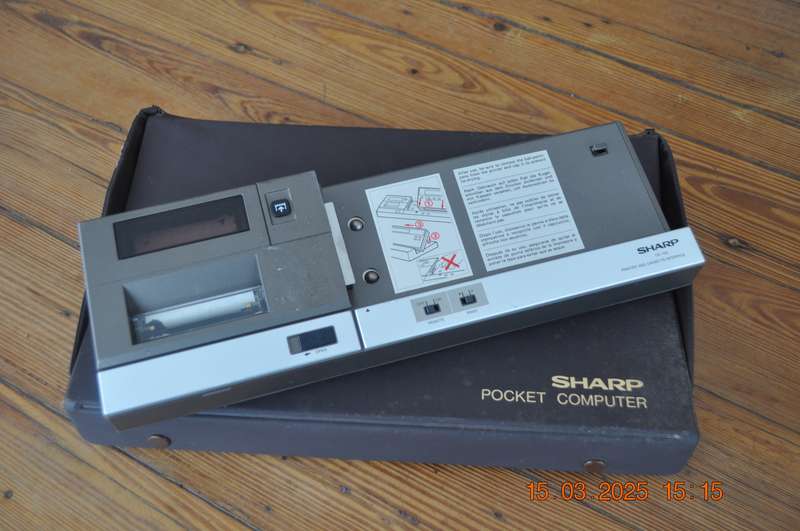 Vintage Sharp Ce-150 Interface Printer With Case (not tested)