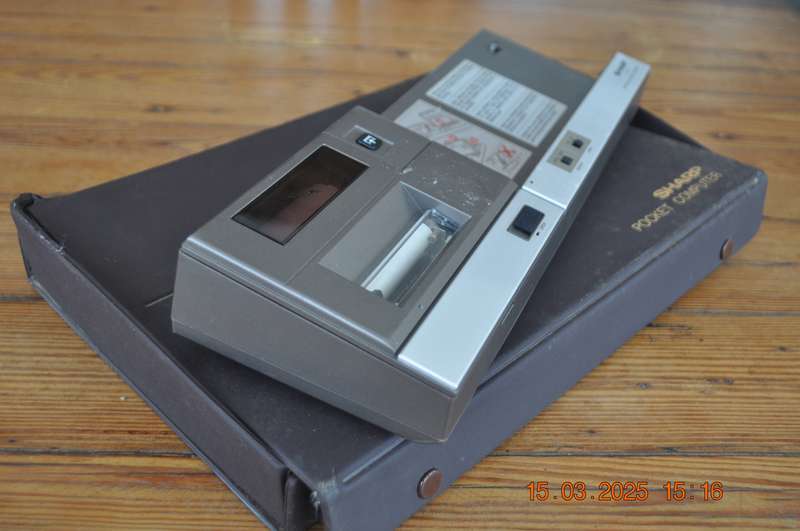 Vintage Sharp Ce-150 Interface Printer With Case (not tested)