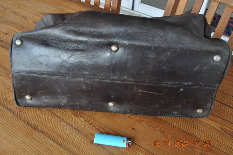 Vintage OCS Varese Leather Briefcase Bag