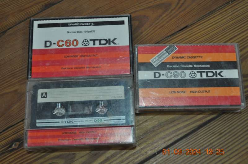 Vintage TDK DC60 DC90 DA90 Cassettes Pre-Owned