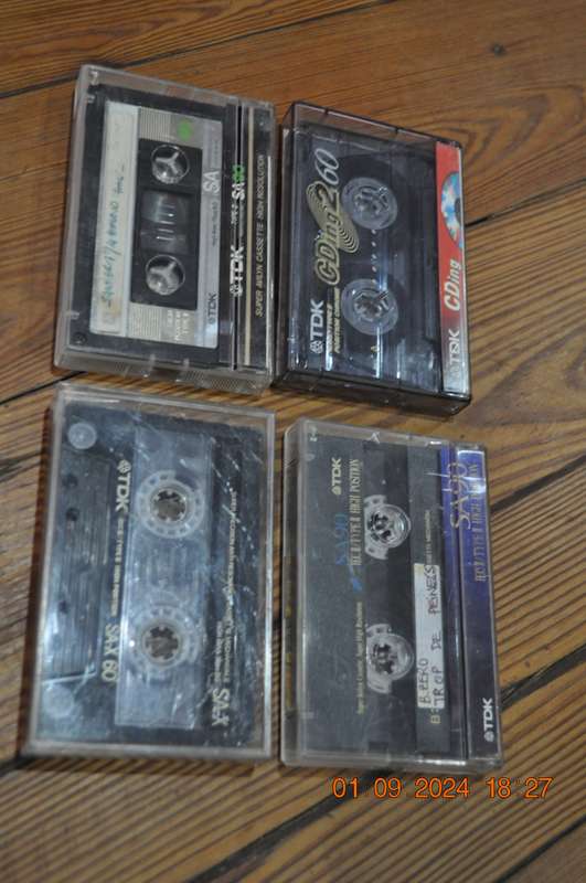 Vintage TDK SA90 SA-X60 CDing2 60 Cassettes Pre-Owned