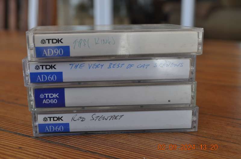 Vintage TDK AD60 AD90 Cassettes Pre-Owned
