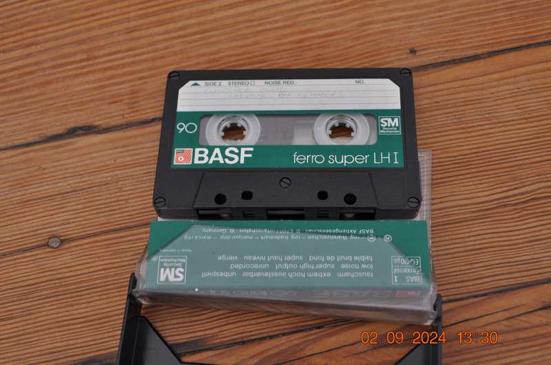 Vintage BASF 90 Ferro Super LHi Cassette Pre-Owned