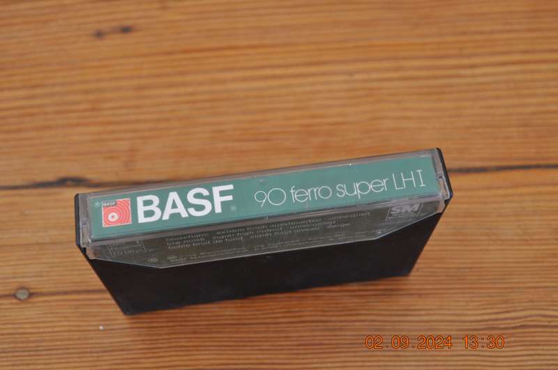 Vintage BASF 90 Ferro Super LHi Cassette Pre-Owned