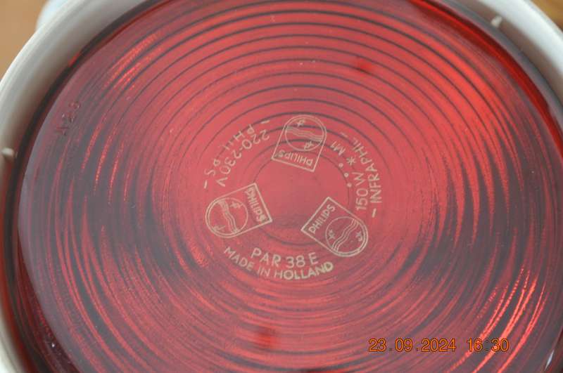 Vintage Philips Infrared Lamp (working)