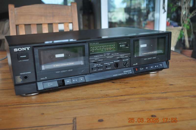 Vintage Sony Stereo Cassette Deck TC-W31