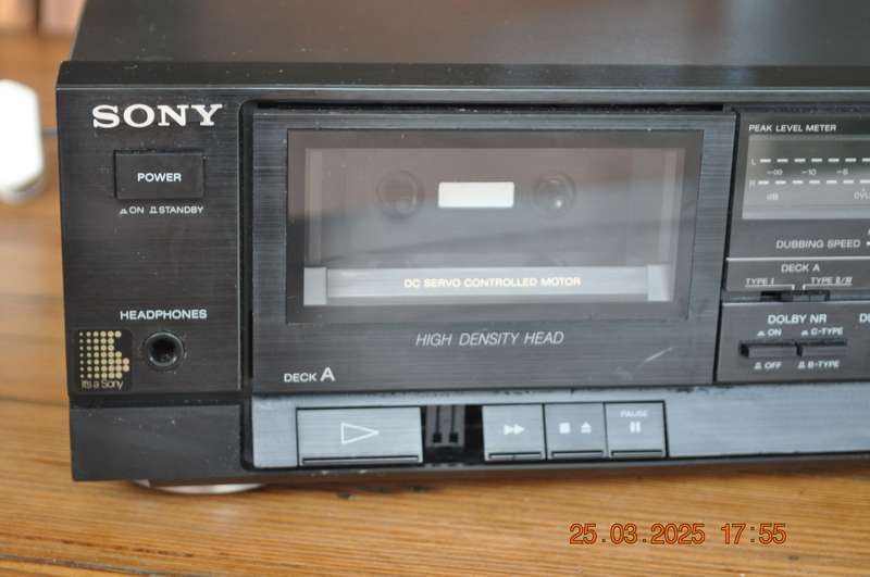 Vintage Sony Stereo Cassette Deck TC-W31