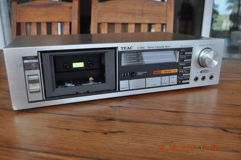 Vintage Teac Stereo Cassette Deck V-66C