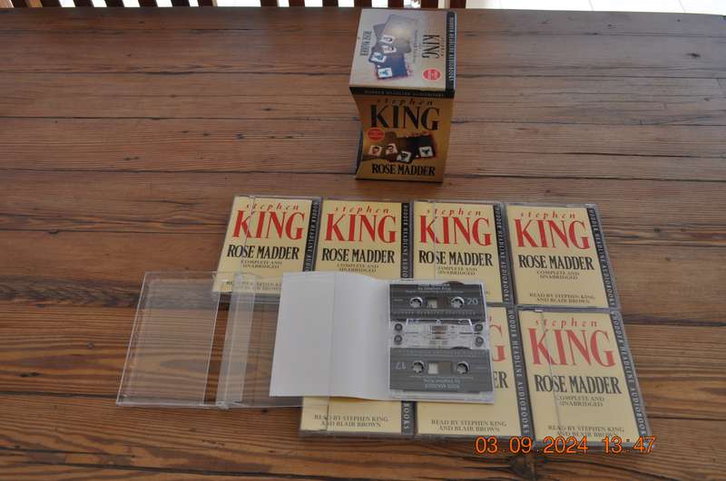 Stephen King  Rose Madder Audio Books On Cassette