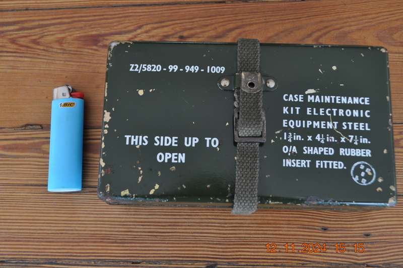 Vintage Military Spares Kit Case ww2 Jeep