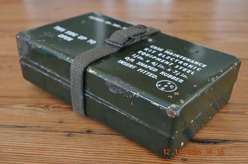 Vintage Military Spares Kit Case ww2 Jeep