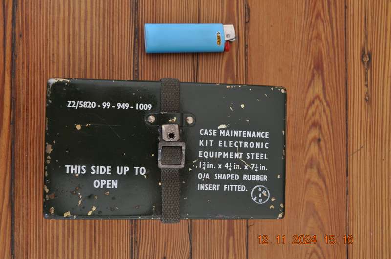 Vintage Military Spares Kit Case ww2 Jeep