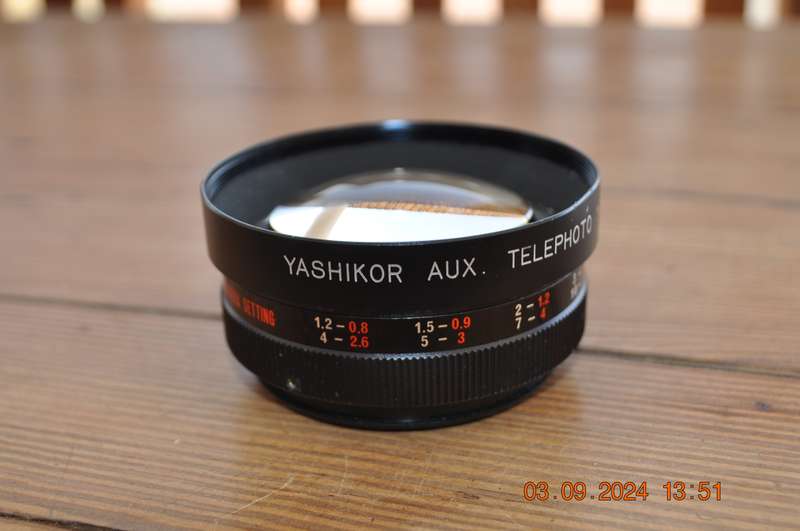 Yashikor Aux Telephoto 1:4 Lens