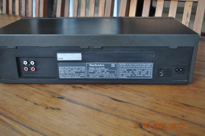 Vintage Technics Stereo Cassette Deck RS-B105