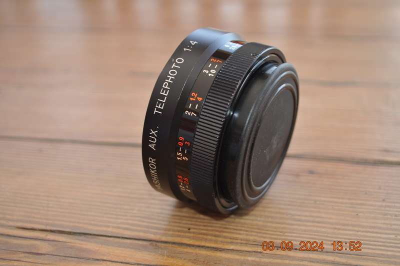 Yashikor Aux Telephoto 1:4 Lens